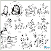 PepPlay Doodle Placemats My First Educational Set