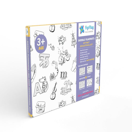 PepPlay Doodle Placemats My First Educational Set-Learning & Education-PepPlay-Toycra