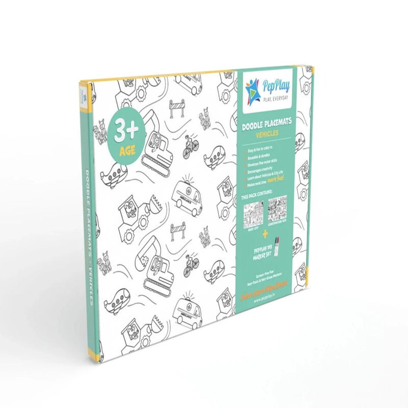 PepPlay Doodle Placemats Set