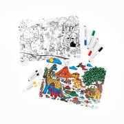 PepPlay Doodle Placemats Set Prehistoric Series