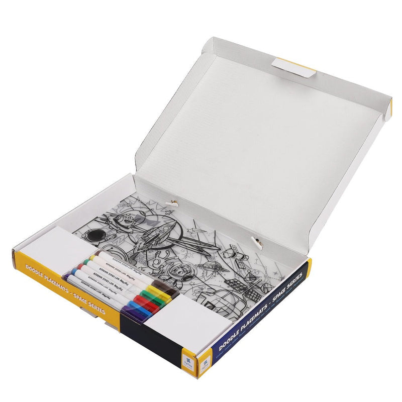 PepPlay Doodle Placemats Travel Set