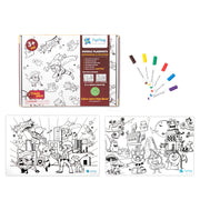 PepPlay Doodle Placemats Travel Set