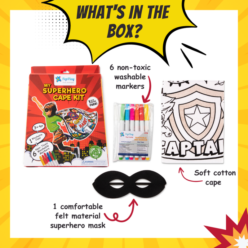 PepPlay My Super Hero Cape Kit
