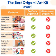 PepPlay Paper Origami Art Animal Kingdom-Arts & Crafts-PepPlay-Toycra