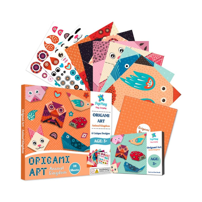 PepPlay Paper Origami Art Animal Kingdom-Arts & Crafts-PepPlay-Toycra