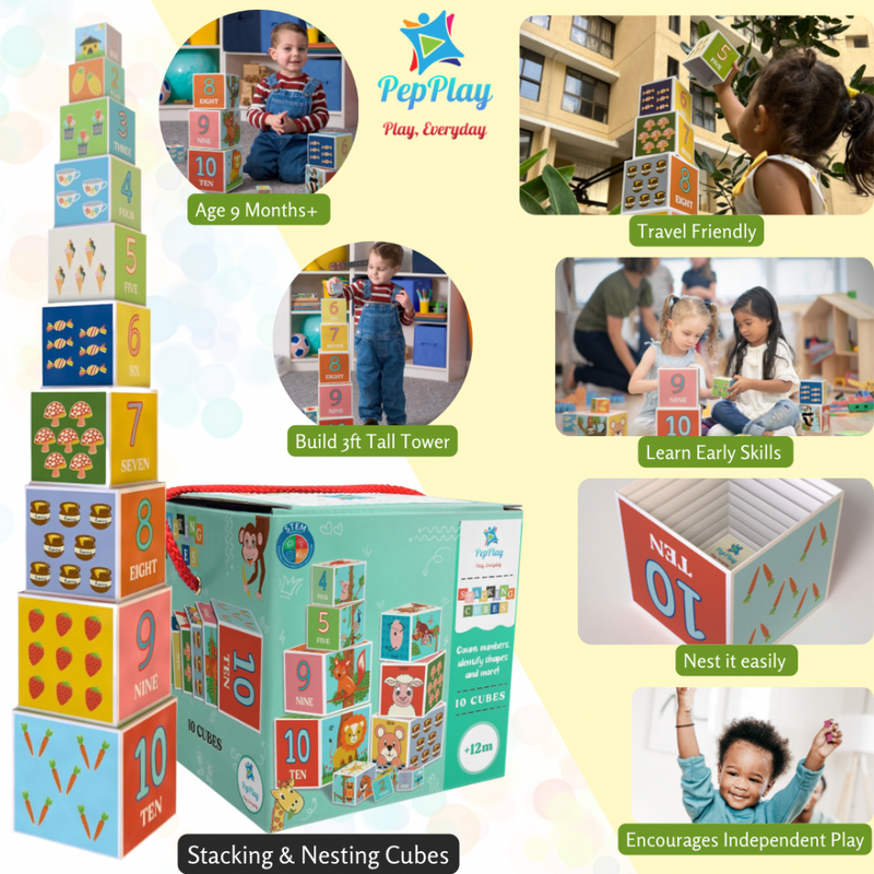 PepPlay Stacking & Nesting Cubes