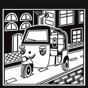 PepPlay Velvet Coloring Card Travel Set