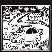 PepPlay Velvet Coloring Card Travel Set