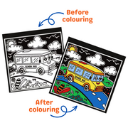 PepPlay Velvet Coloring Card Travel Set
