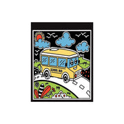 PepPlay Velvet Coloring Card Travel Set