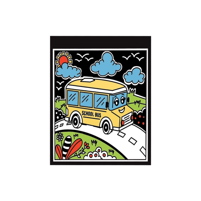 PepPlay Velvet Coloring Card Travel Set
