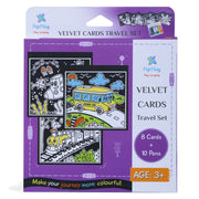 PepPlay Velvet Coloring Card Travel Set