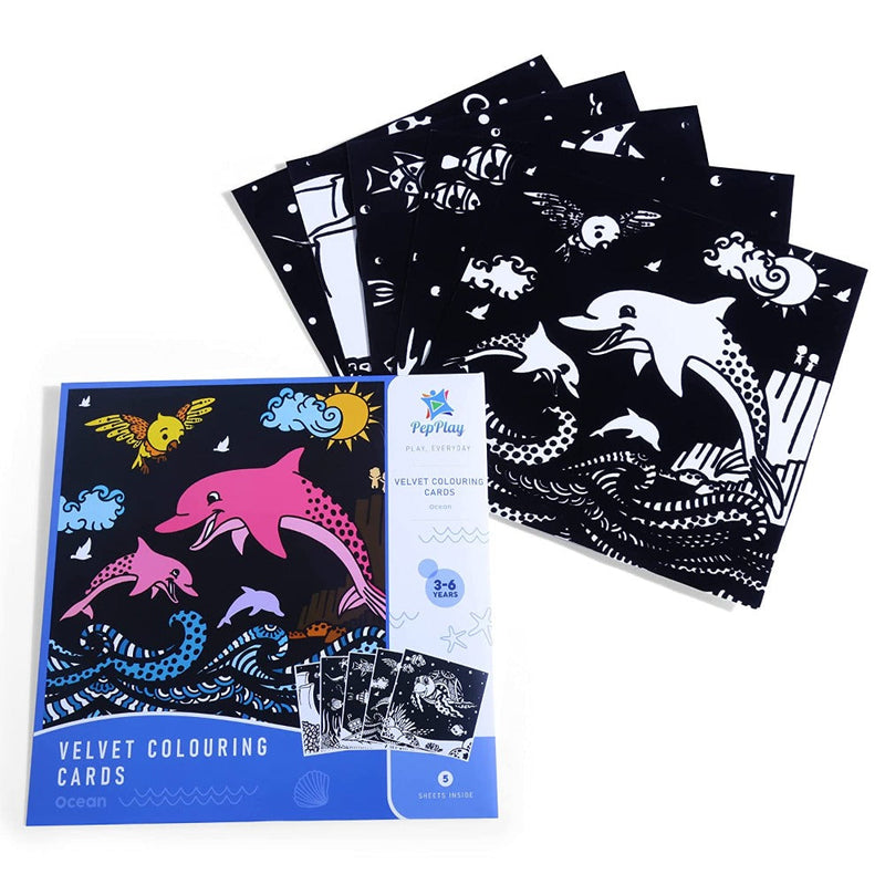 PepPlay Velvet Colouring Cards