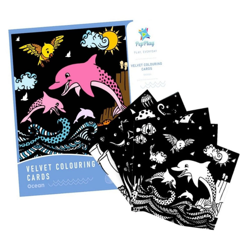 PepPlay Velvet Colouring Cards
