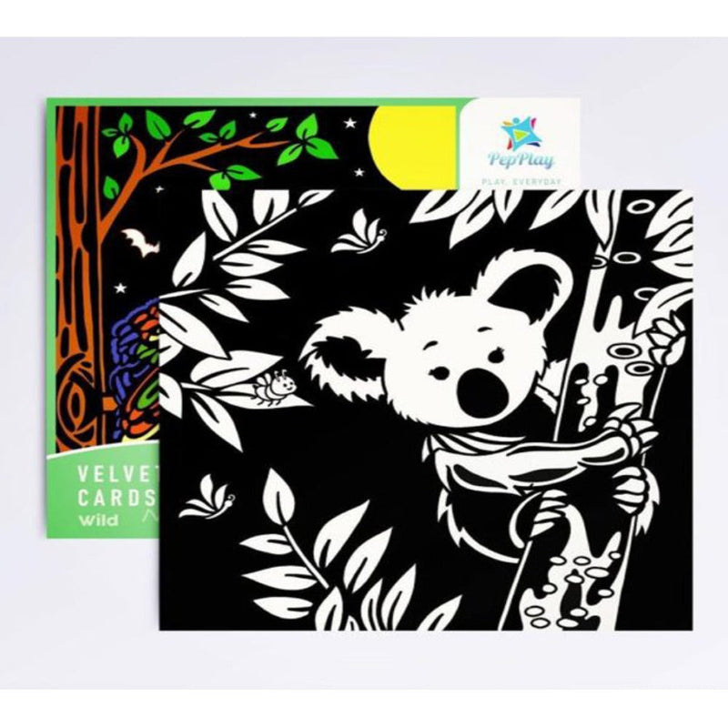 PepPlay Velvet Colouring Cards