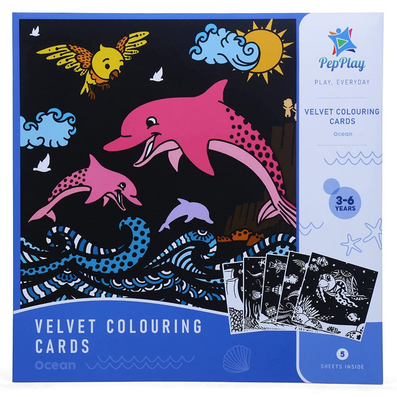 PepPlay Velvet Colouring Cards