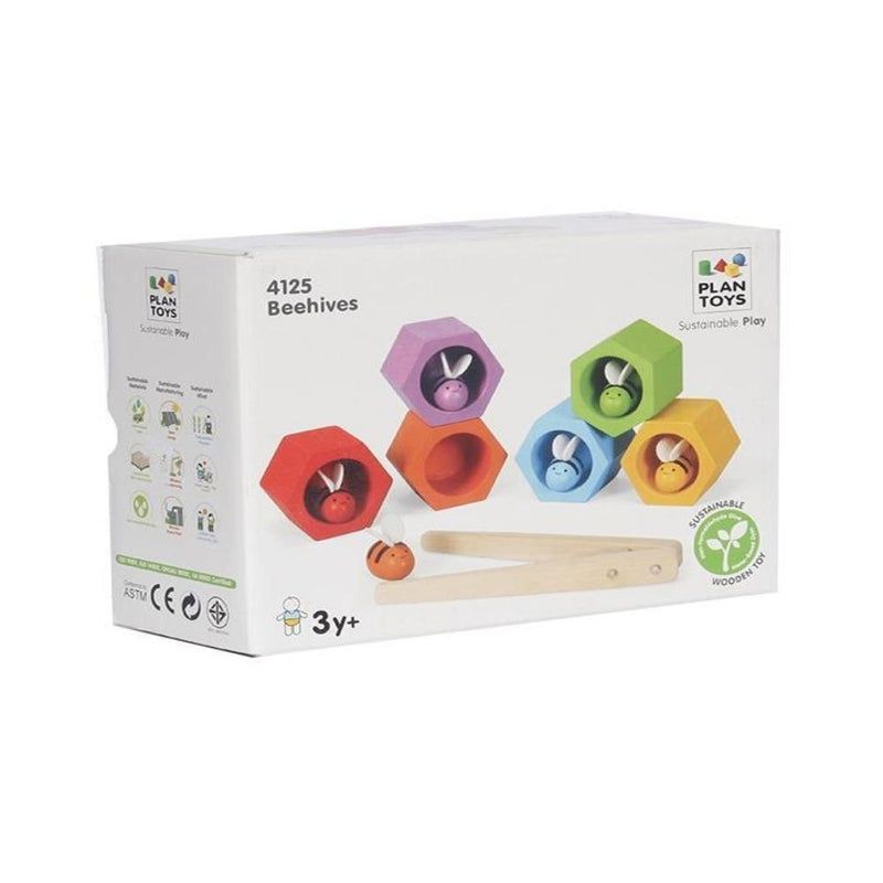 PlanToys Wooden Beehives Sorting Game