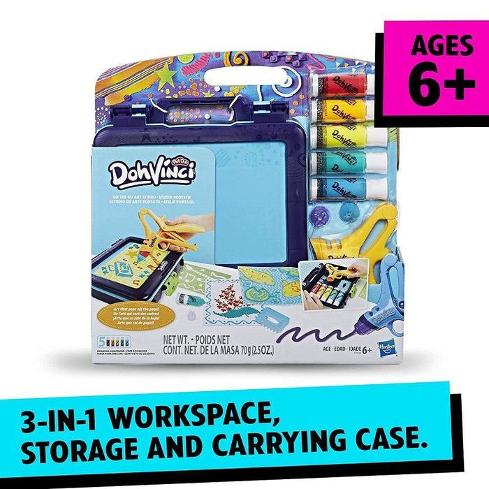Play-Doh DohVinci On the Go Art Studio-Arts & Crafts-Play Doh-Toycra