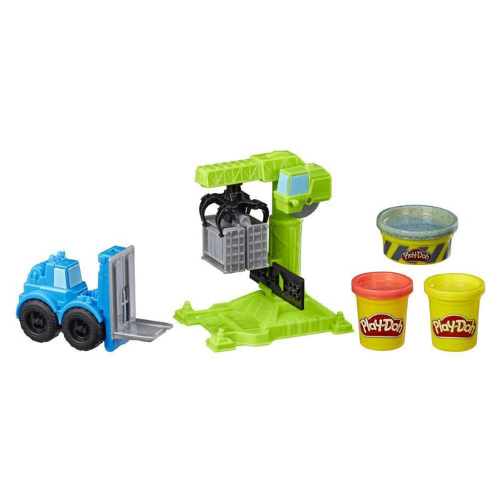 Play-Doh Wheels Crane and Forklift Construction Toys-Arts & Crafts-Play Doh-Toycra