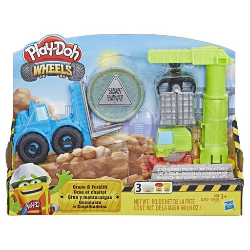 Play-Doh Wheels Crane and Forklift Construction Toys-Arts & Crafts-Play Doh-Toycra