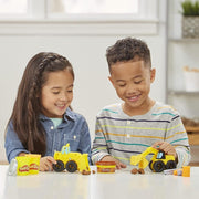 Play-Doh Wheels Excavator and Loader Toy Construction Trucks