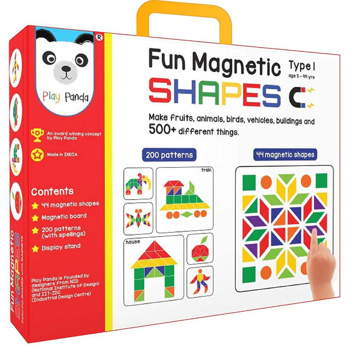 Play Panda Fun Magnetic Shapes-Learning & Education-Play Panda-Toycra