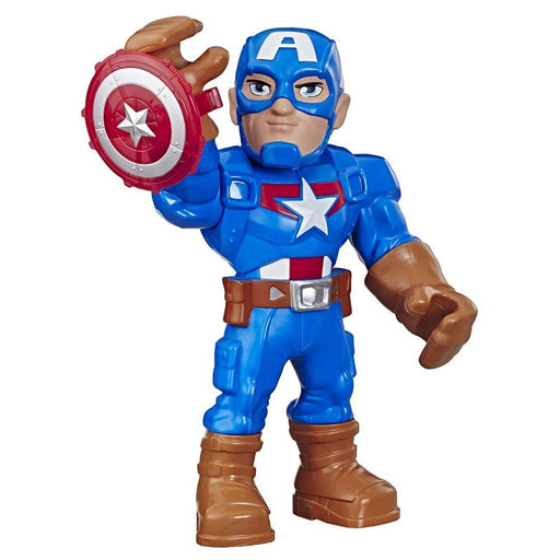 Playskool Heroes Mega Mighties Marvel Super Hero Adventures Captain America-Action & Toy Figures-Marvel-Toycra