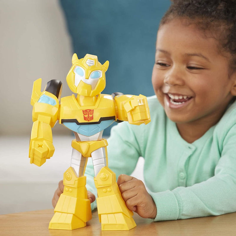 Playskool Heroes Transformers Rescue Bots Academy Mega Mighties Bumblebee 10-Inch Action Figure