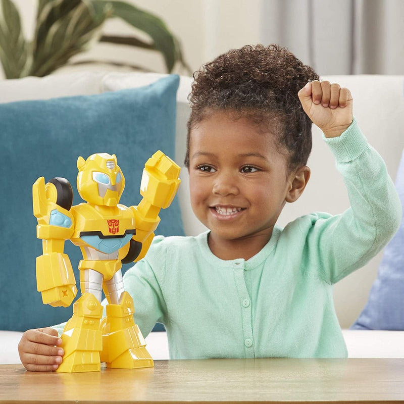 Playskool Heroes Transformers Rescue Bots Academy Mega Mighties Bumblebee 10-Inch Action Figure