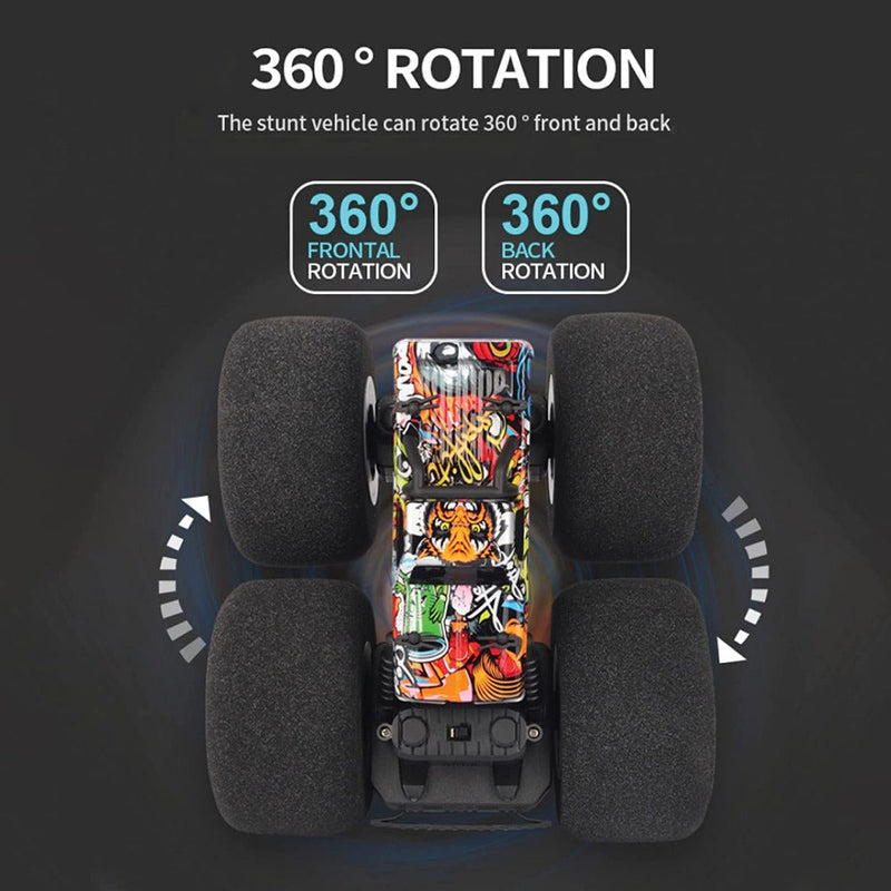 Playzu 1:14 Remote Control Monster Stunt Truck