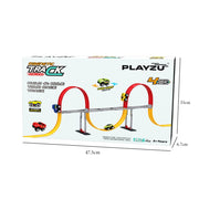 Playzu Magnetic Track Set - 2 Loops (82 Pcs)