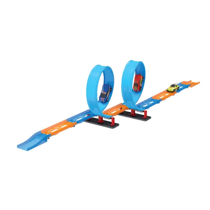 Playzu Pull Back Track Set - 2 (34 Pcs)