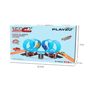 Playzu Pull Back Track Set - 4 (68 Pcs)