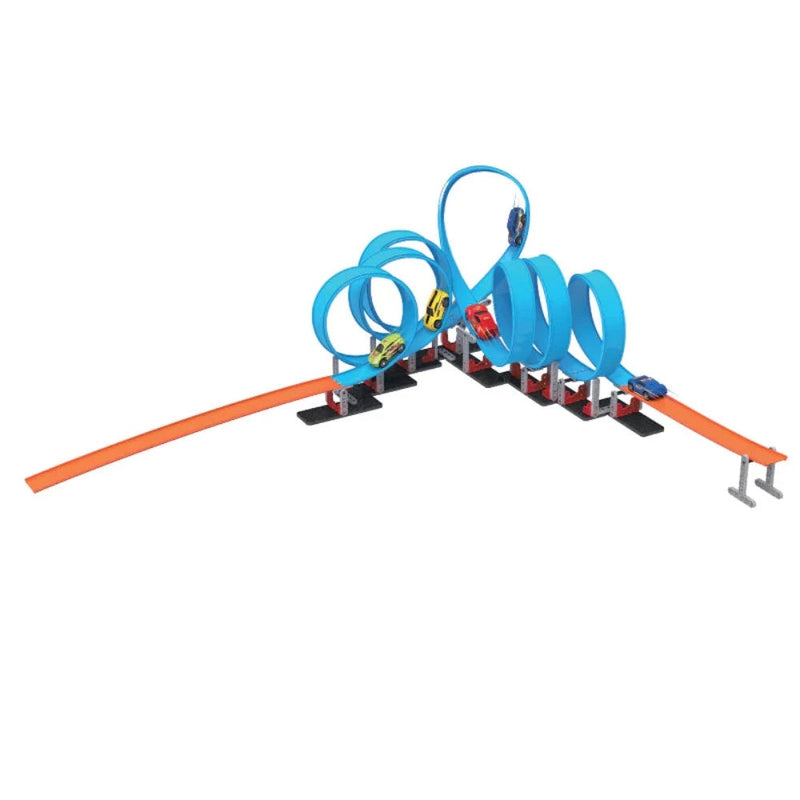 Playzu Pull Back Track Set -7 (108 Pcs)