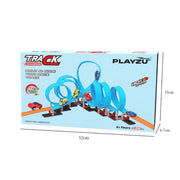 Playzu Pull Back Track Set -7 (108 Pcs)