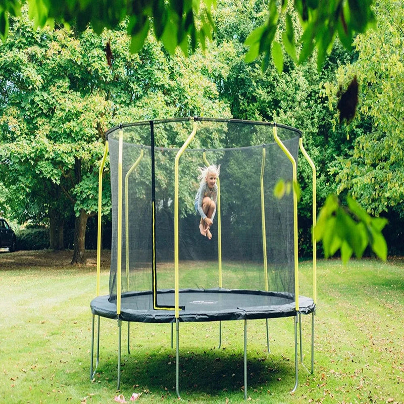 Plum 12ft Wave Springsafe Trampoline and Enclosure