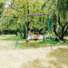 Plum Jupiter Metal 2 Swing with A Glider-Outdoor Toys-Plum-Toycra