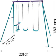 Plum Jupiter Metal 2 Swing with A Glider