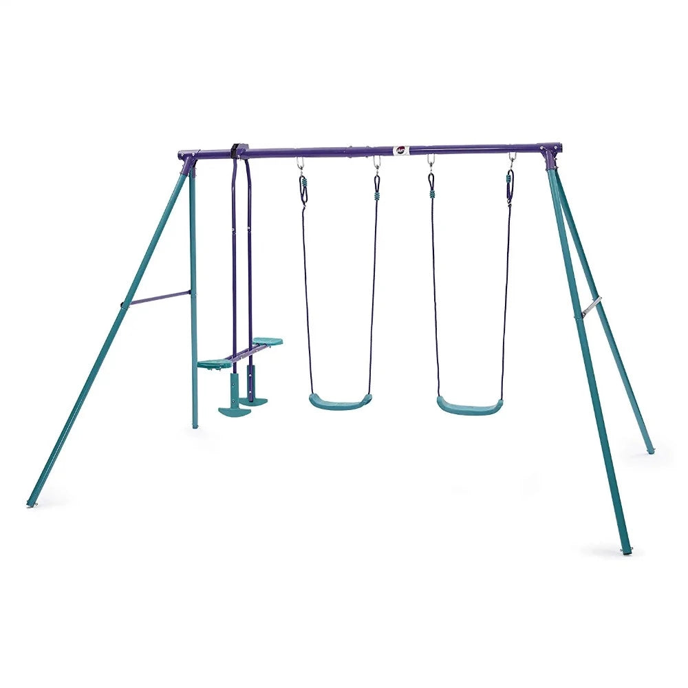 Plum Jupiter Metal 2 Swing with A Glider — Toycra