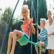 Plum Metal Single Swing and Glider with Mist Feature