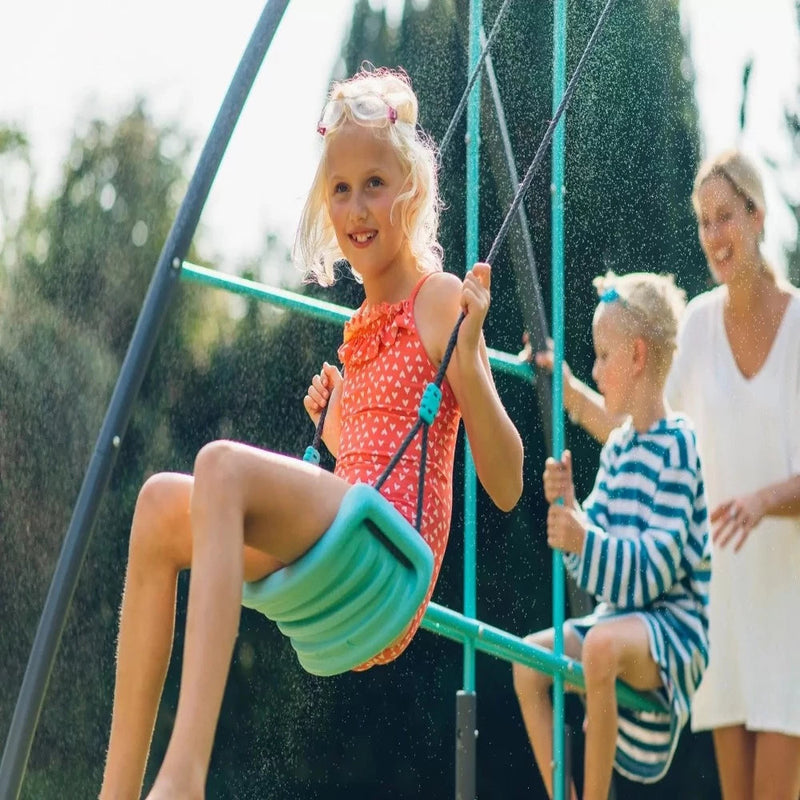 Plum Metal Single Swing and Glider with Mist Feature
