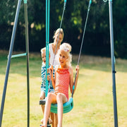 Plum Metal Single Swing and Glider with Mist Feature