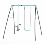Plum Metal Single Swing and Glider with Mist Feature