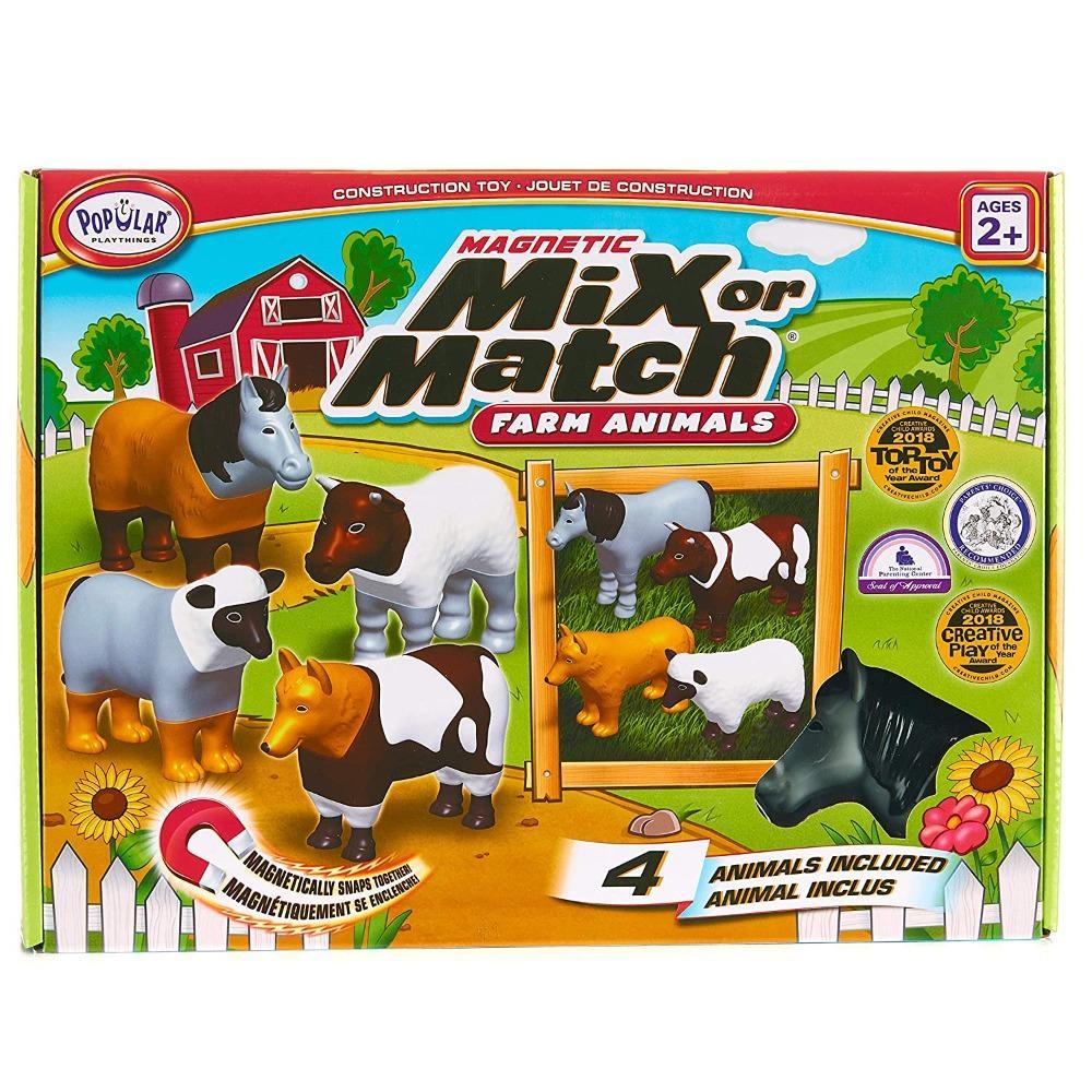 Popular Playthings Mix or Match Animals Farm — Toycra
