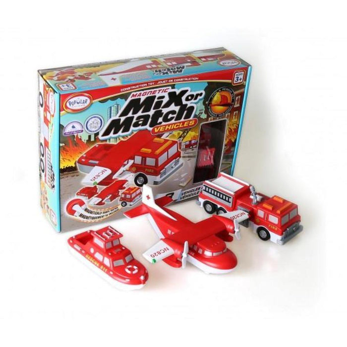 Popular Playthings Mix or Match Vehicles Fire & Rescue-Construction-Popular Playthings-Toycra
