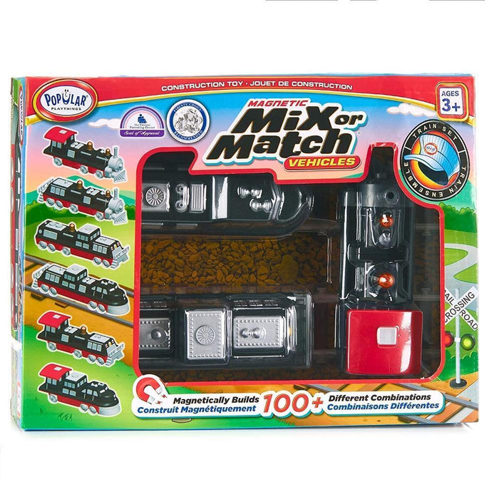 Popular Playthings Mix or Match Vehicles Trains-Construction-Popular Playthings-Toycra