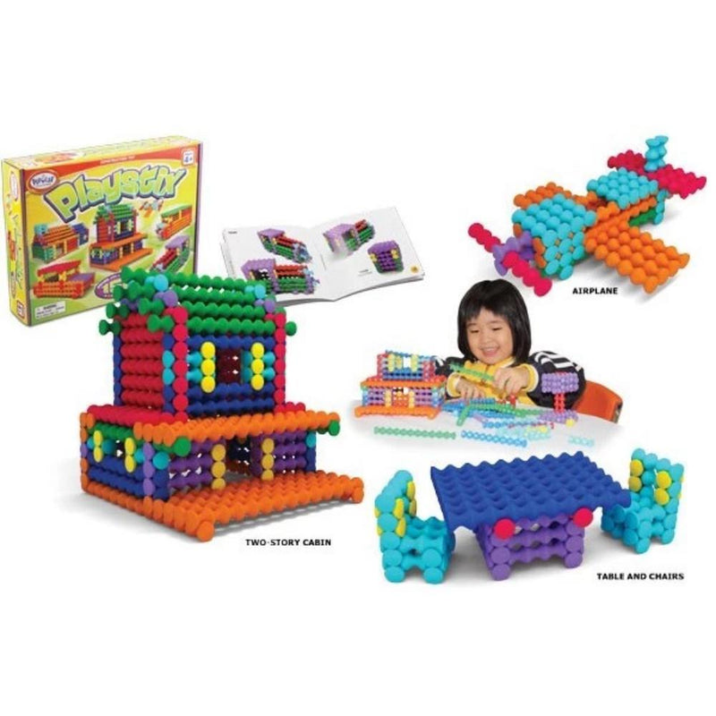 Popular Playthings Playstix - 150 pcs Set-Construction-Popular Playthings-Toycra