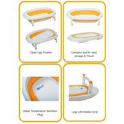 R for Rabbit Bubble Double Elite Baby Bath Tub for Kids of 0 to 3 years