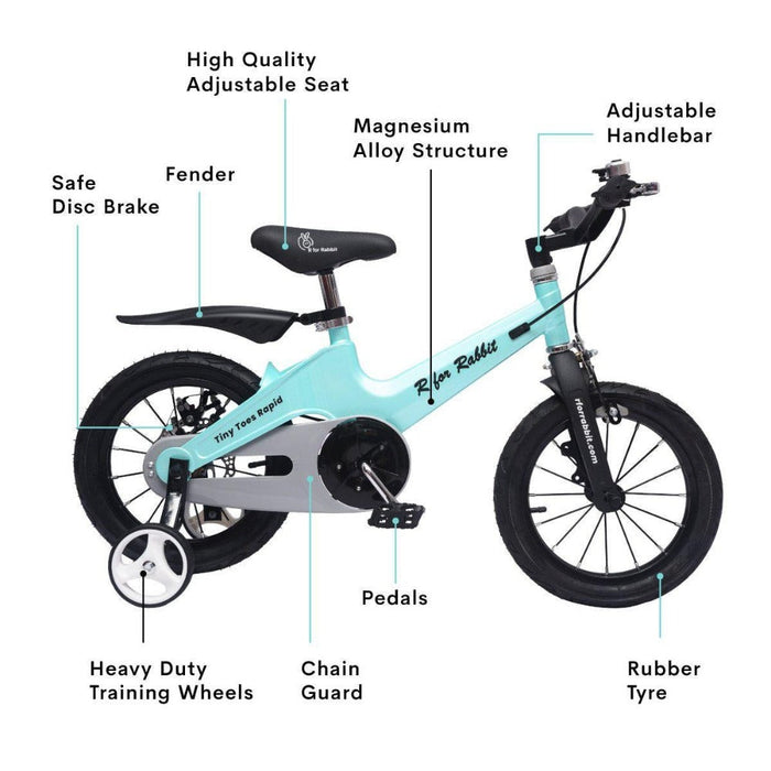 Toy Kingdom 16 Inch Cycle Price R For Rabbit Tiny Toes Rapid 16 Inch Bicycle Lake Blue — Toycra
