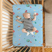 Rabitat Organic Cotton Fitted Crib Sheet